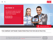 Tablet Screenshot of factwork.de